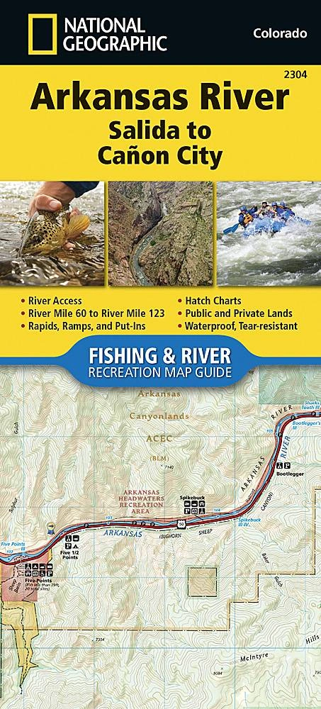 Sruth na h-Arkansas: Ó Leadville go Salida le National Geographic, léarscáil eachtraíochta 2303!